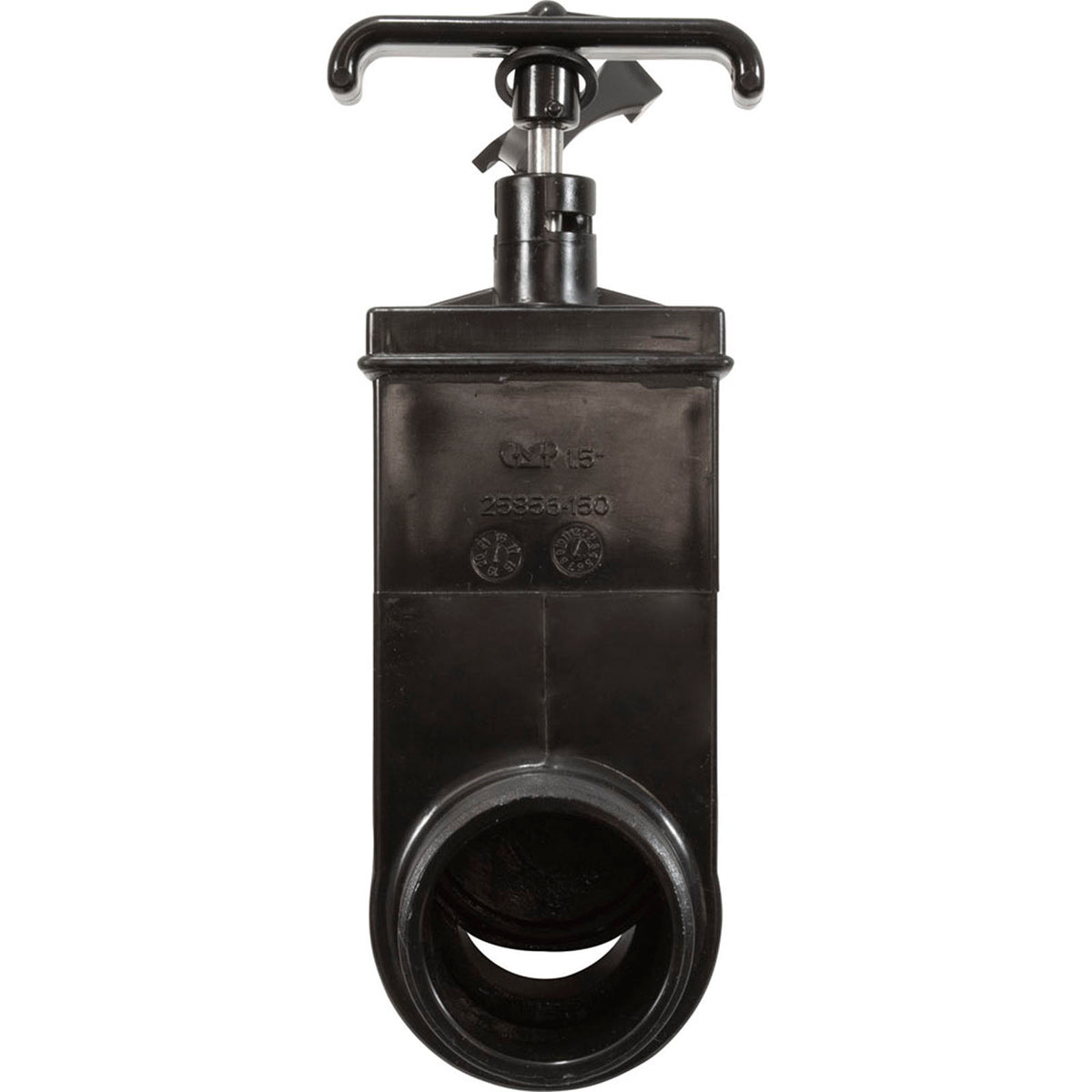 Slice Valve, 1.5In Mip X 1.5In Hose Adapter, Black