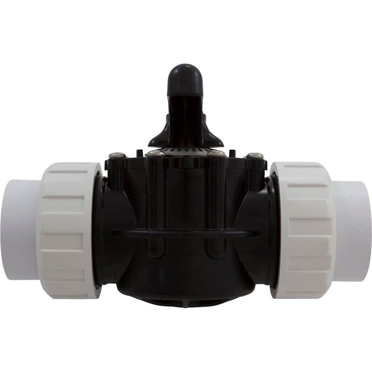 Diverter Valve, 2In Unions, 2-Way, Black