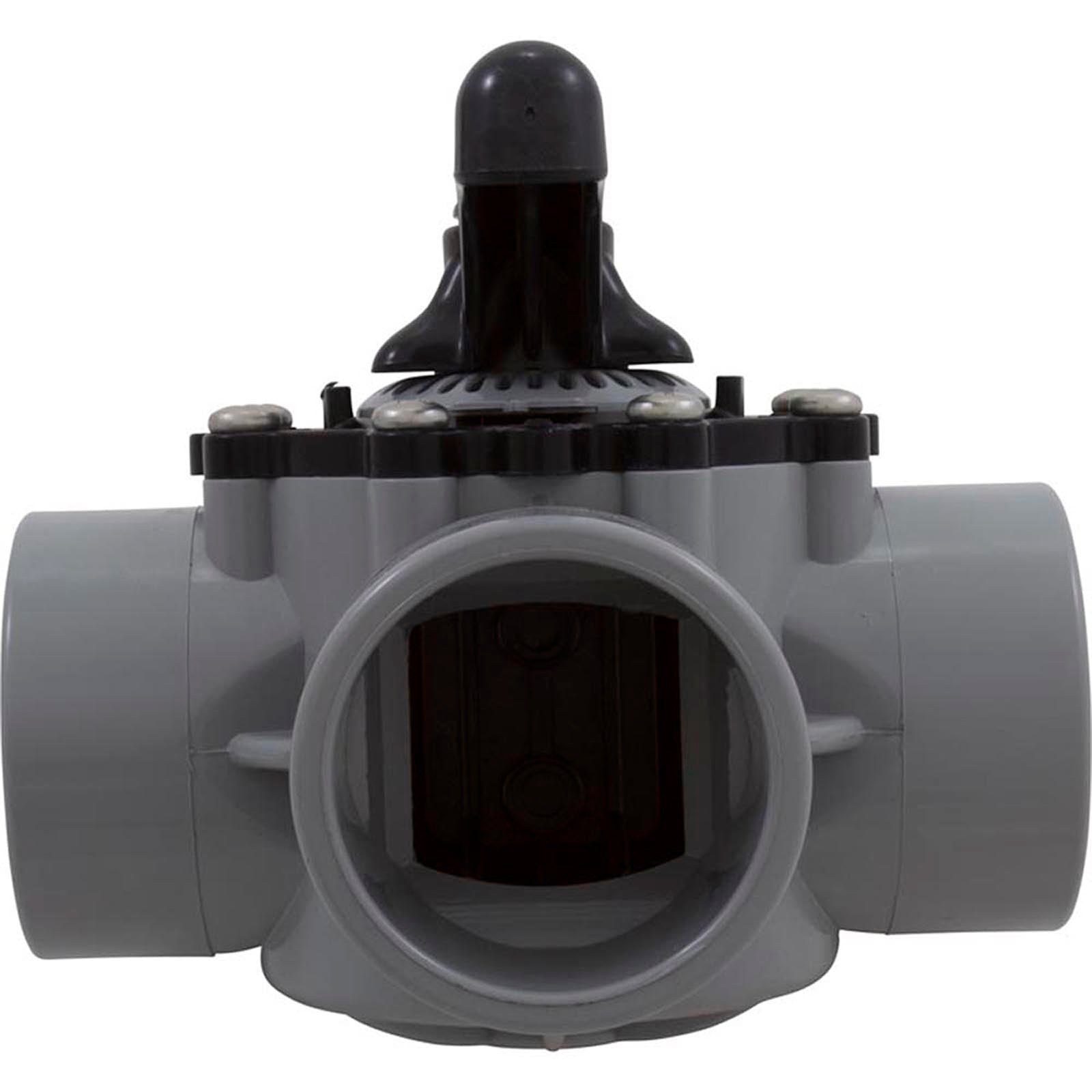 Diverter Valve, 2In S X 2.5In Sp, 3-Way, Gray