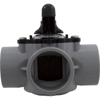Diverter Valve, 2In S X 2.5In Sp, 3-Way, Gray