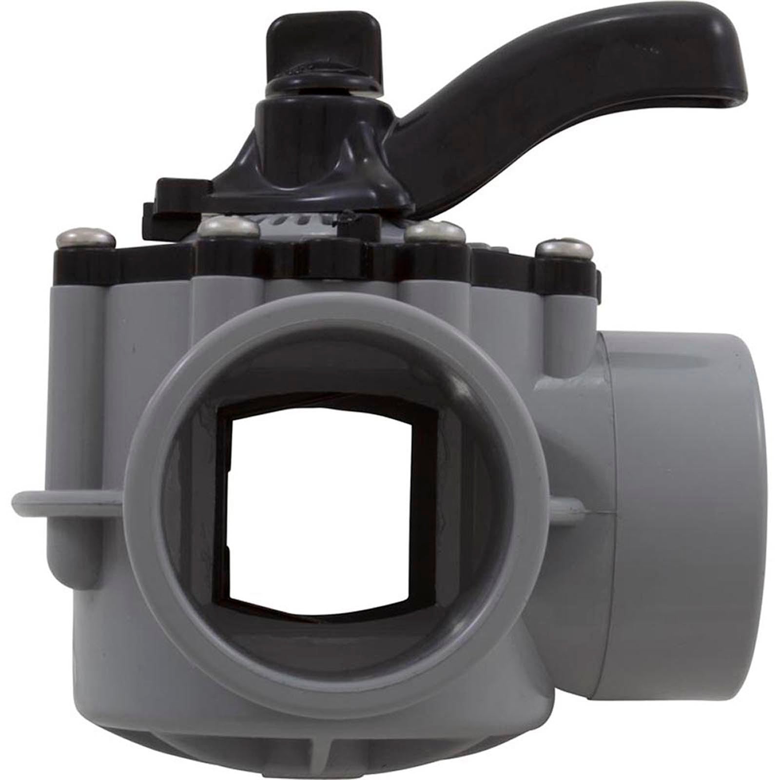 Diverter Valve, 2In S X 2.5In Sp, 3-Way, Gray