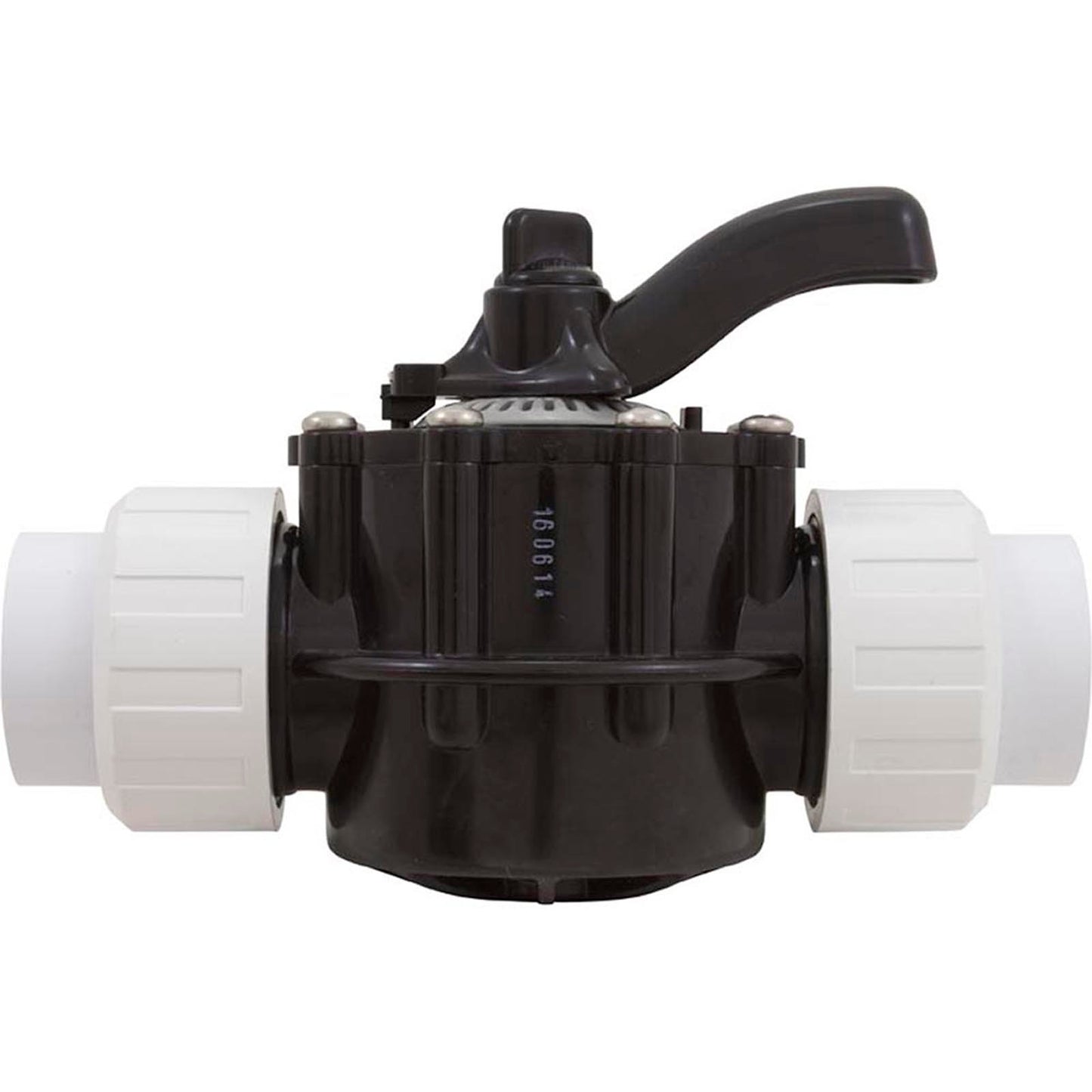 Diverter Valve, 1.5In Unions, 3-Way, Black