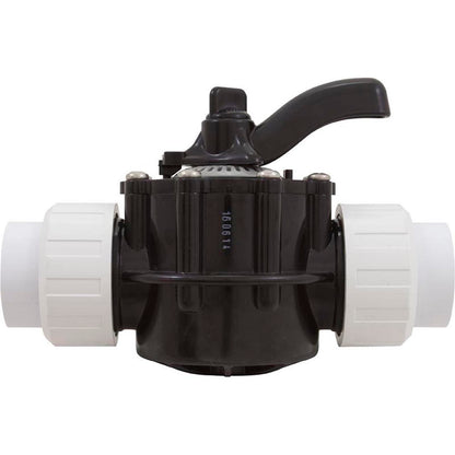 Diverter Valve, 1.5In Unions, 3-Way, Black