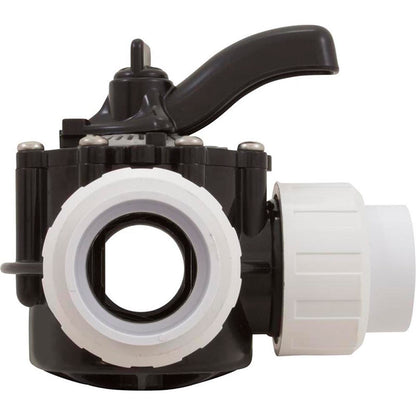 Diverter Valve, 1.5In Unions, 3-Way, Black