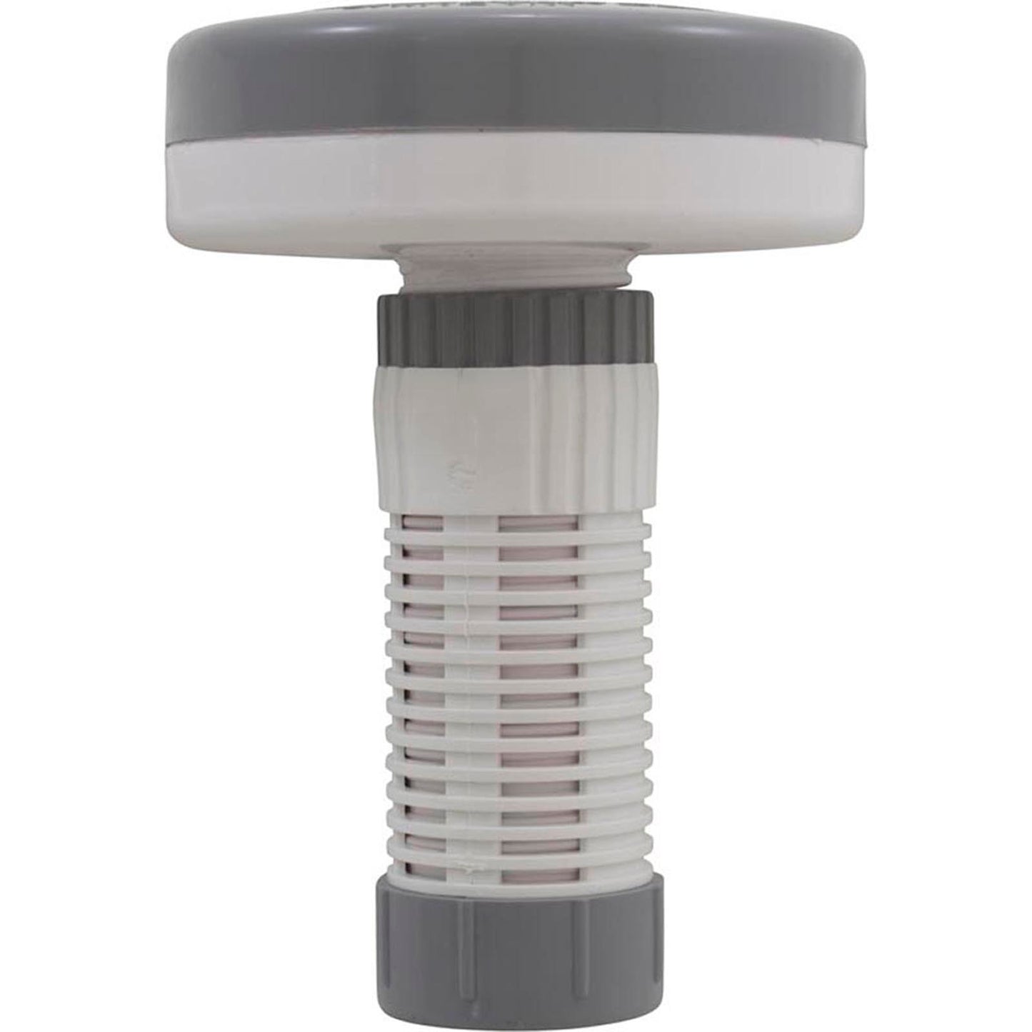 Clorador flotante para spa, color gris y blanco, pestaña de 1"