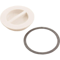 Flush Plug 1 1/2"With Gasket - White
