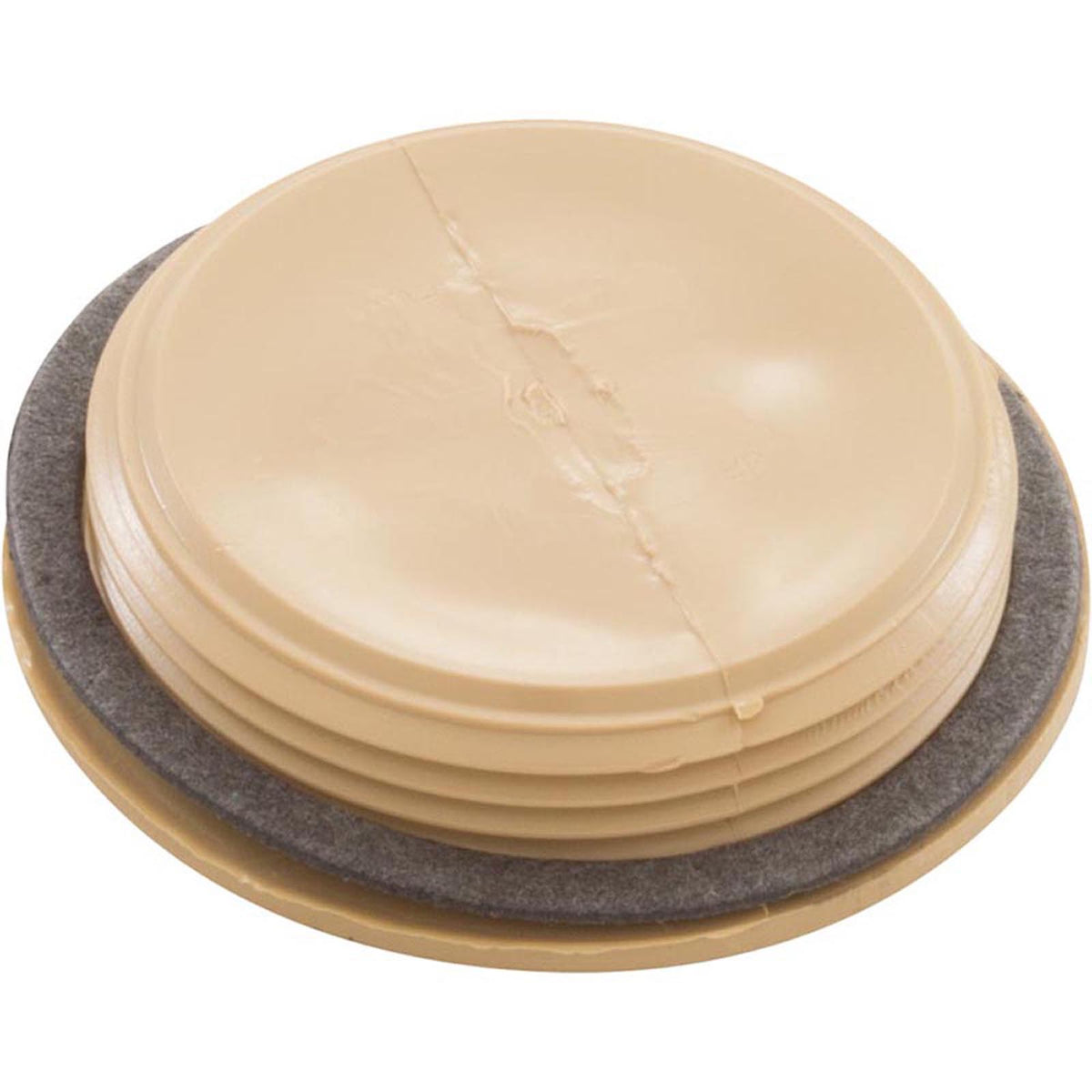 Flush Plug 1 1/2" With Gasket - Beige