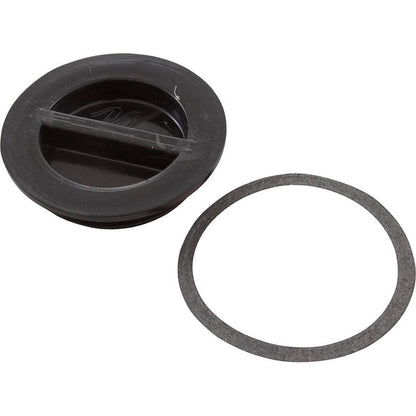 Flush Plug 1 1/2" W/Gasket- Black