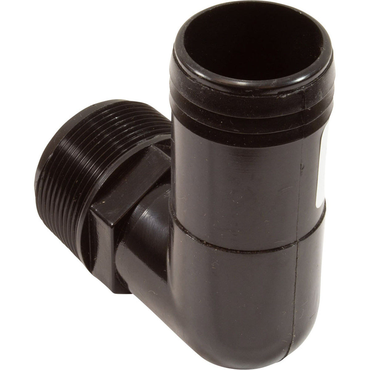1 1/2"Mptx1 1/2"Hose Barb Ell - Black