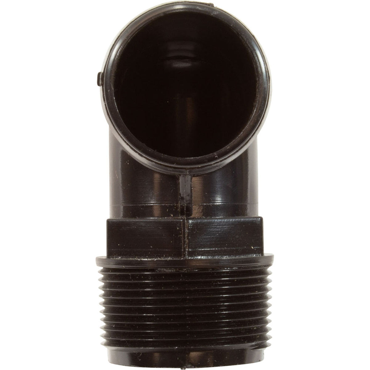 1 1/2"Mptx1 1/2"Hose Barb Ell - Black