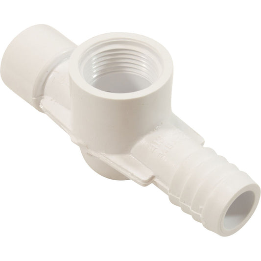 Capteur en T 1/2"SX 3/4"BX 3/4"Fpt - Blanc