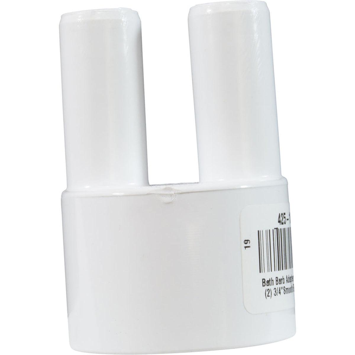Bath Barb Adapter 1.5 Socket X (2) 3/4"Smooth Barb