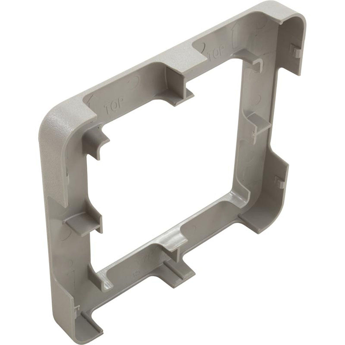 Trim Plate Plastic, Gray