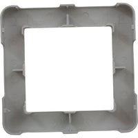 Trim Plate Plastic, Gray