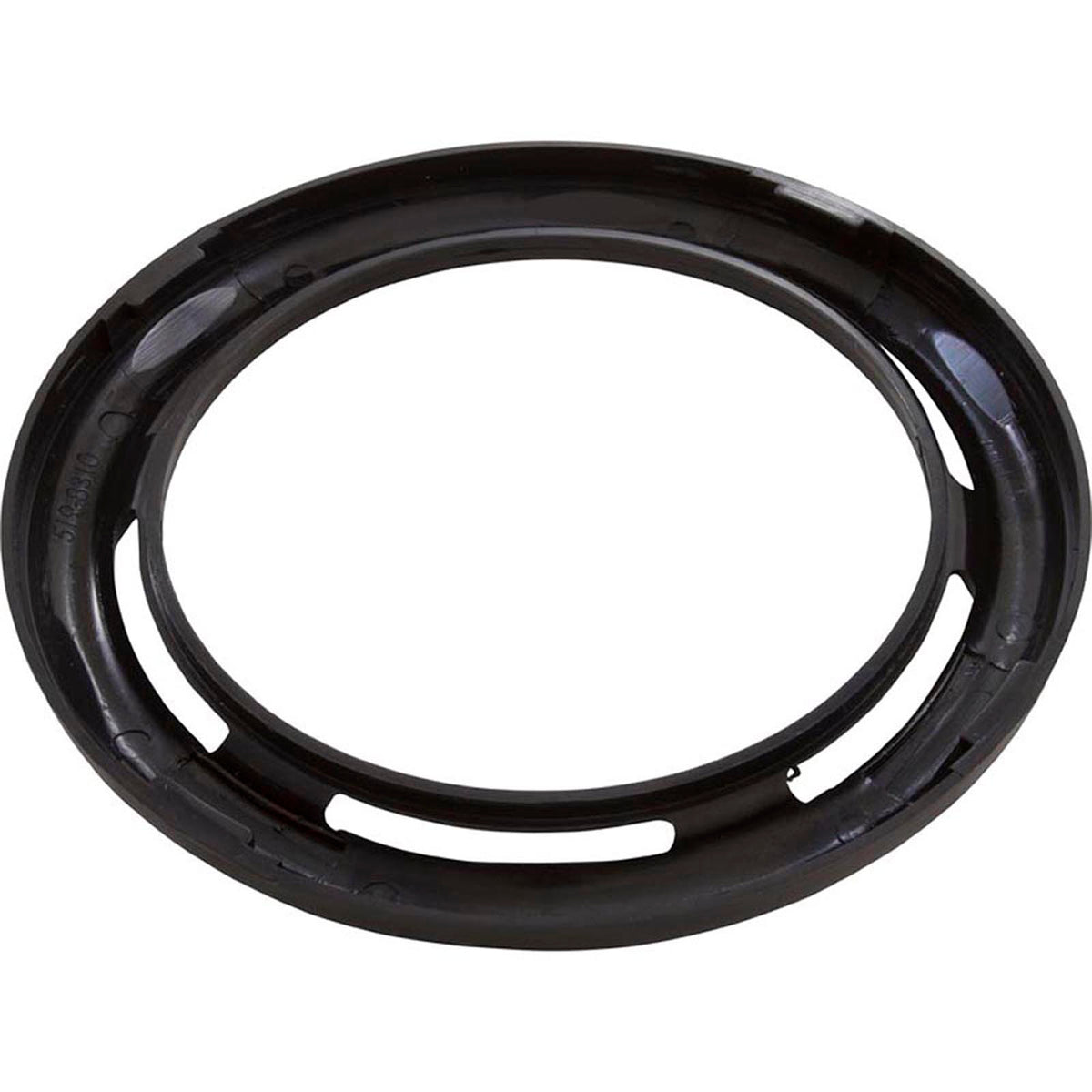Trim Ring, Waterway Teleweir, 6 Scallop, Black