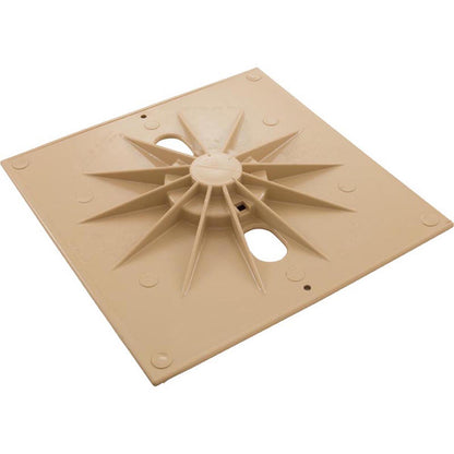 Couvercle carré, revêtement en vinyle pour écumoire enterrée - Beige