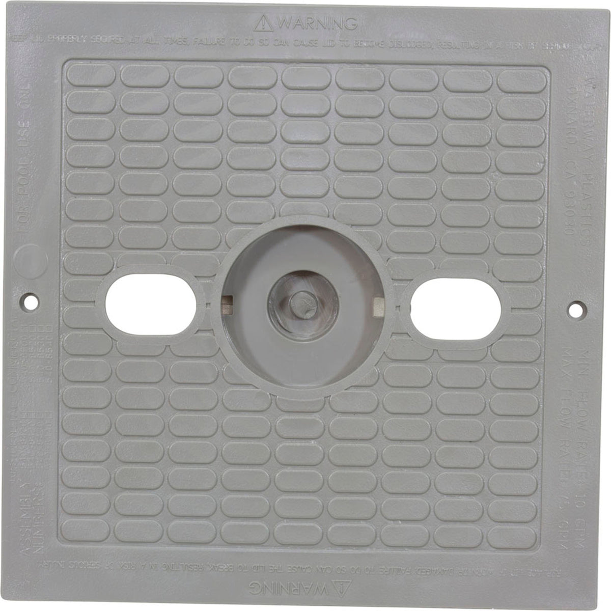 Square Lid, Inground Vinyl Liner Skmr-Gray