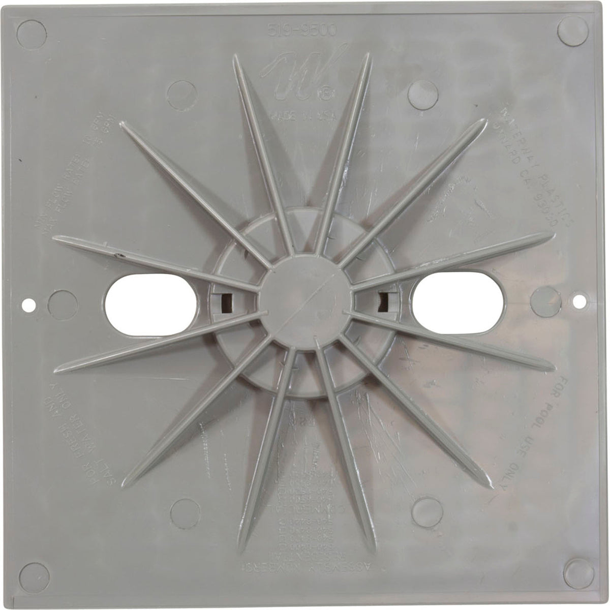 Square Lid, Inground Vinyl Liner Skmr-Gray