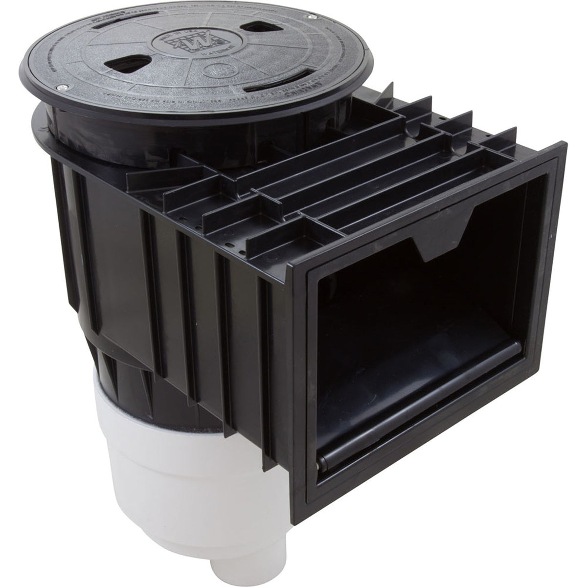 Skimmer, Waterway, Renegade, Gunite, 2"s, Black