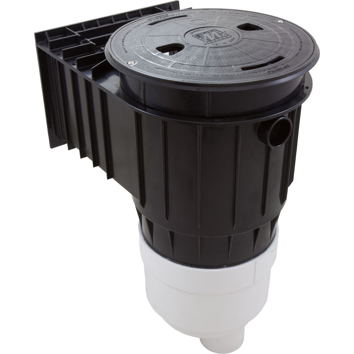 Skimmer, Waterway, Renegade, Gunite, 2"s, Black