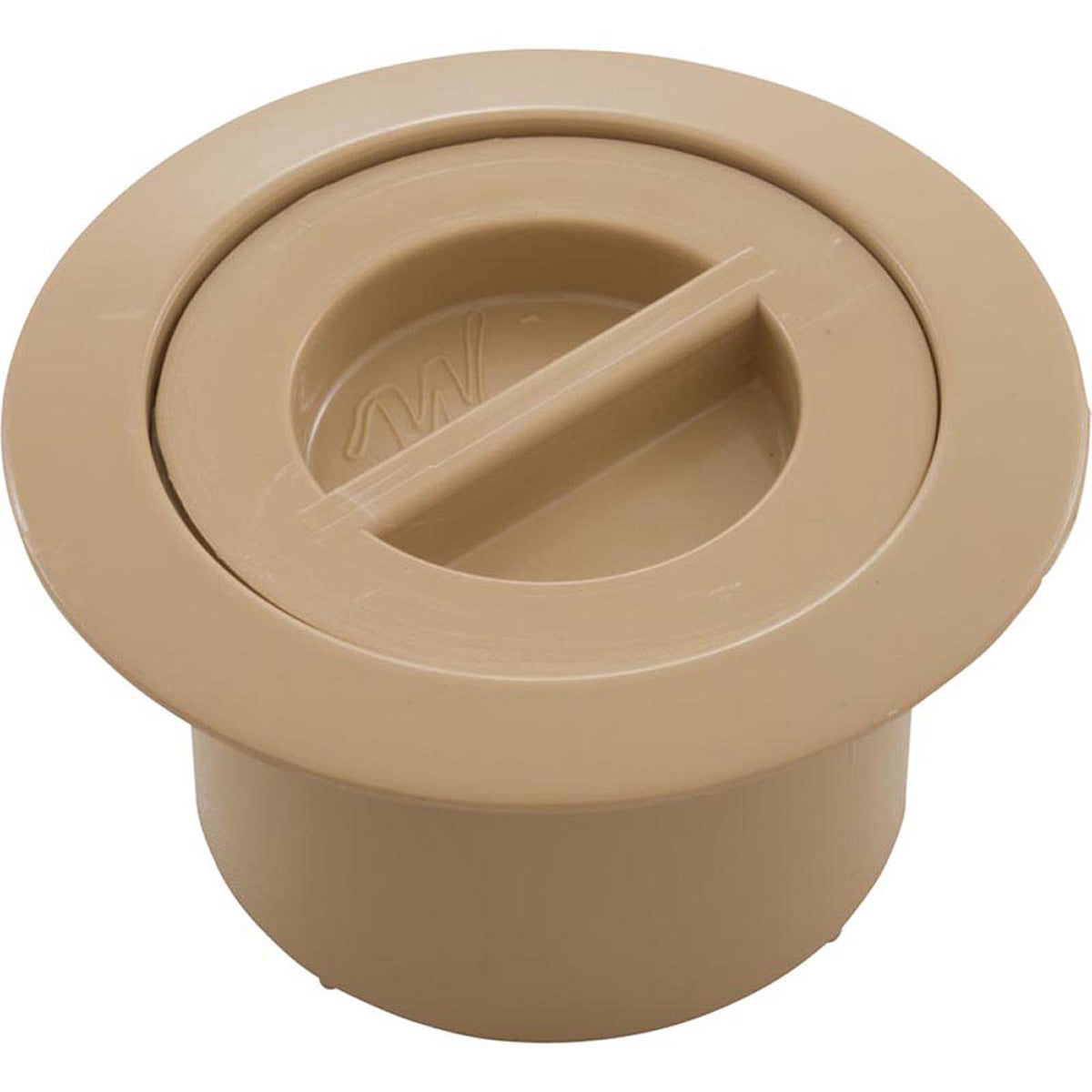 Volleyball Pole Holder Flange & Plug Assembly-Biege