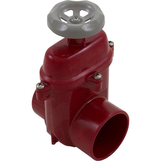 Gate Valve, 2 1/2"S X 2 1/2"Spg.-Red