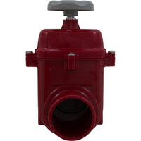 Gate Valve, 2 1/2"S X 2 1/2"Spg.-Red