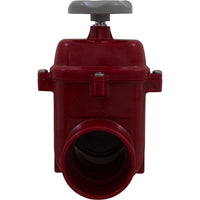 Gate Valve, 2 1/2"S X 2 1/2"Spg.-Red