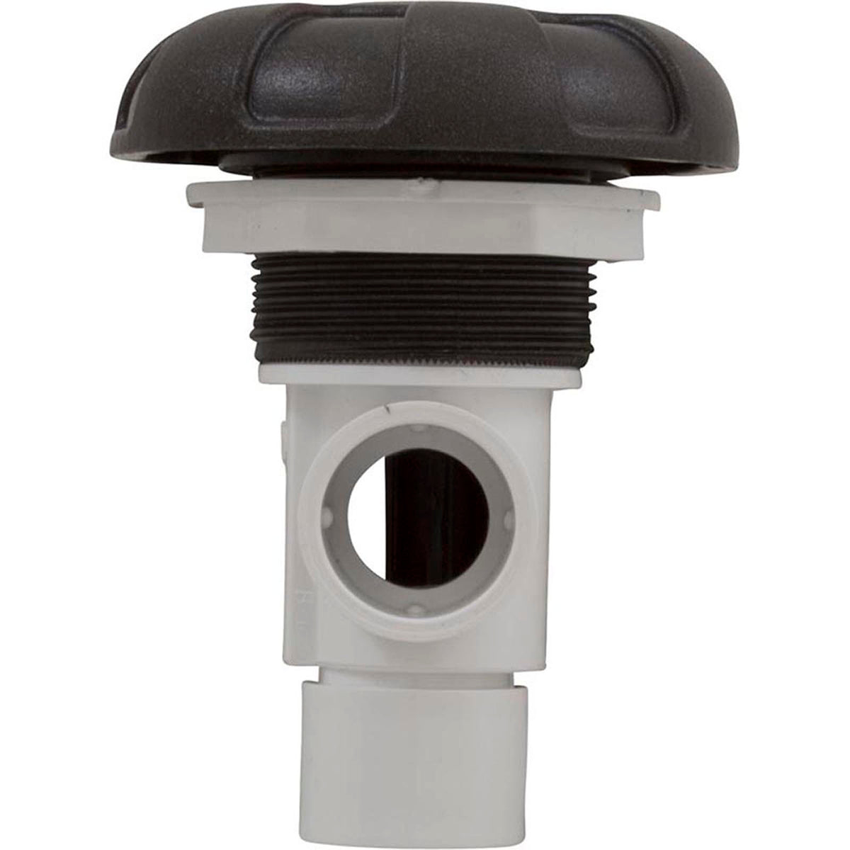 100% Shut Off Valve Assy. 3/4"S X 3/4"S 6 Spoke, Dk Slvr/Gray