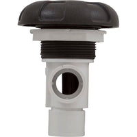 100% Shut Off Valve Assy. 3/4"S X 3/4"S 6 Spoke, Dk Slvr/Gray