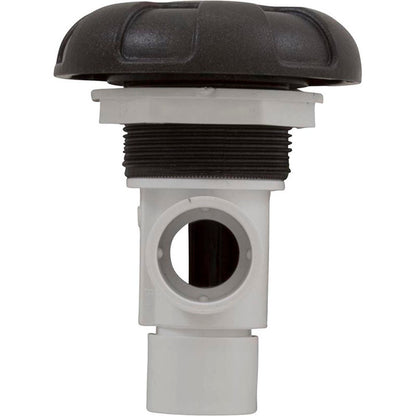 Conjunto de válvula de cierre al 100 % 3/4"SX 3/4"S 6 radios, plata oscura/gris