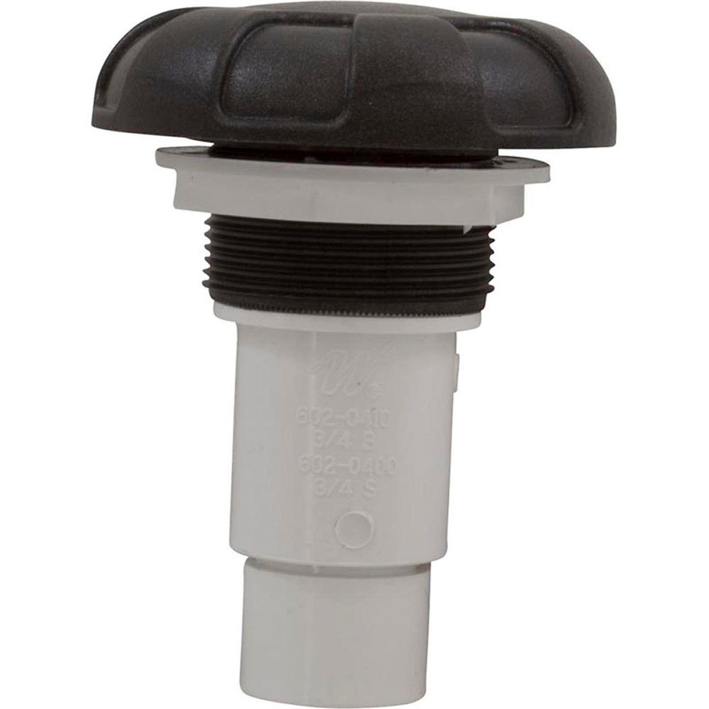 Conjunto de válvula de cierre al 100 % 3/4"SX 3/4"S 6 radios, plata oscura/gris