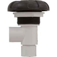 100% Shut Off Valve Assy. 3/4"S X 3/4"S 6 Spoke, Dk Slvr/Gray