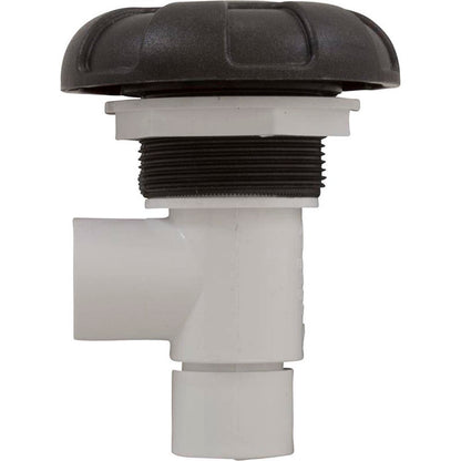 Conjunto de válvula de cierre al 100 % 3/4"SX 3/4"S 6 radios, plata oscura/gris