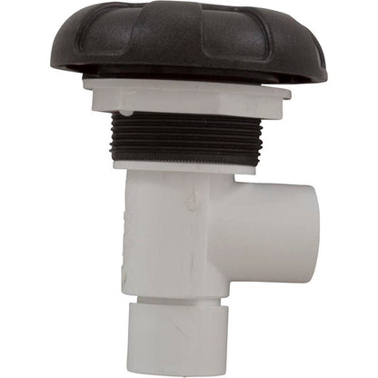 Conjunto de válvula de cierre al 100 % 3/4"SX 3/4"S 6 radios, plata oscura/gris