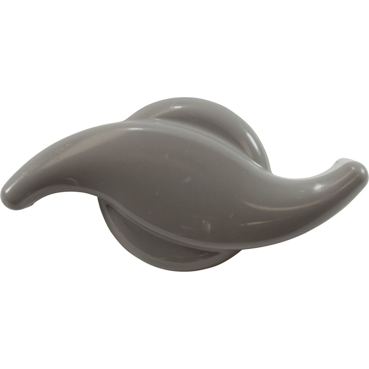 2" Top Access Valve, Smooth "S" Handle - Grey