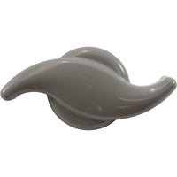 2" Top Access Valve, Smooth "S" Handle - Grey