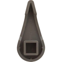 Handle - 1" T/A Diverter Text. 5Sclp - Gray