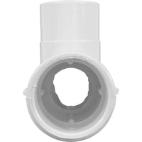 Body, 1"Check Valve Tee, 1"S X 1"S - White