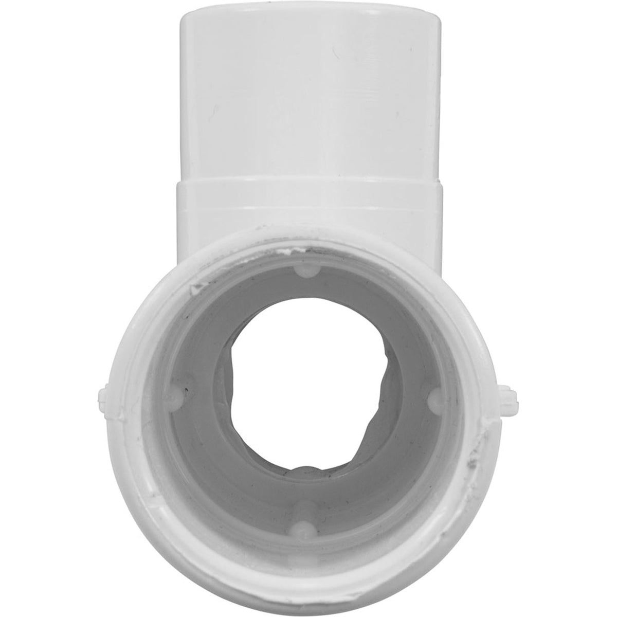 Body, 1"Check Valve Tee, 1"S X 1"S - White