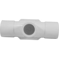Body, 1"Check Valve Tee, 1"S X 1"S - White