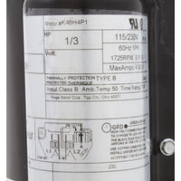 Motor Pkg 0.33Hp 115/230V 1725 Ee