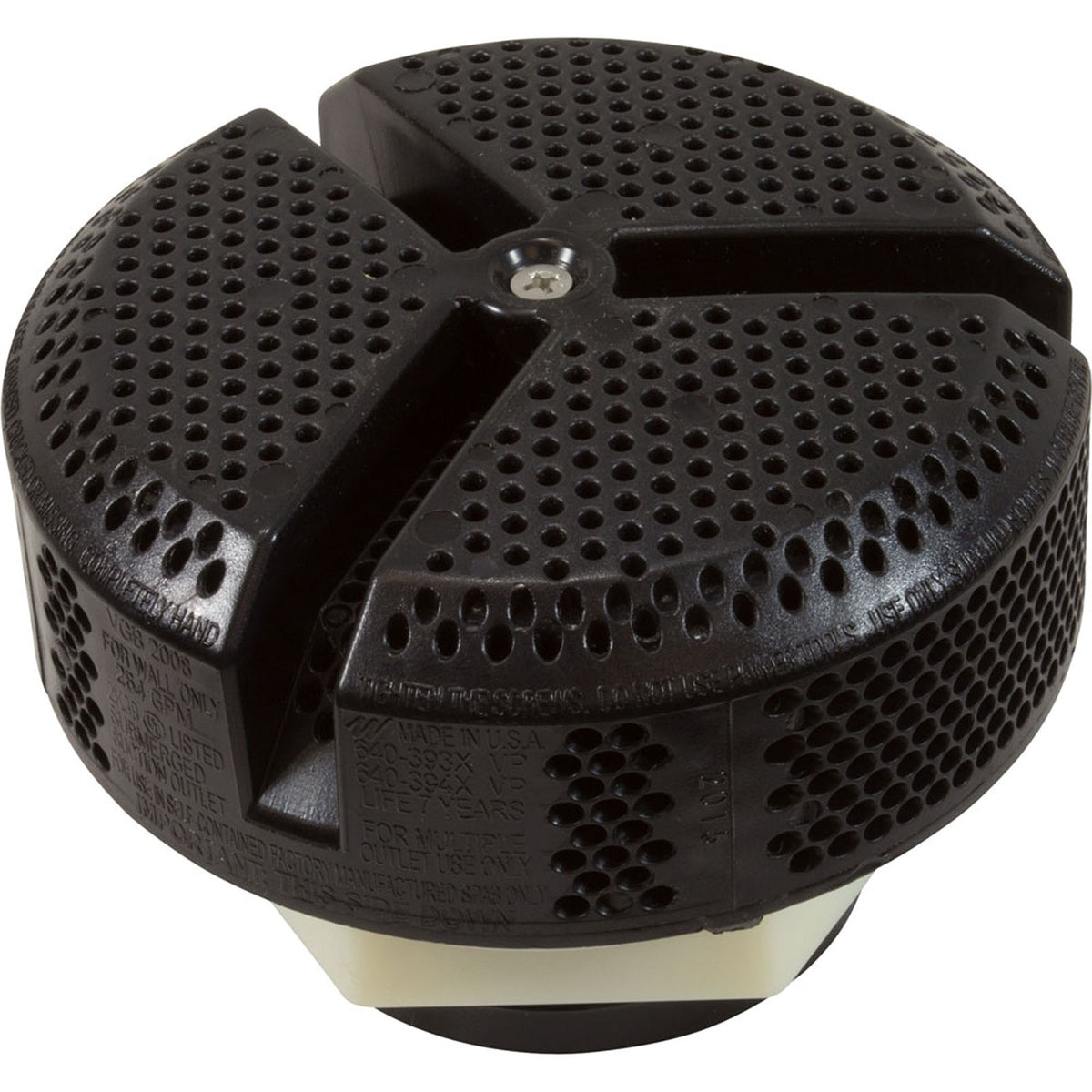 Suction Assembly, WW 5" Ultra Flo, 2"s, 264 GPM, Black