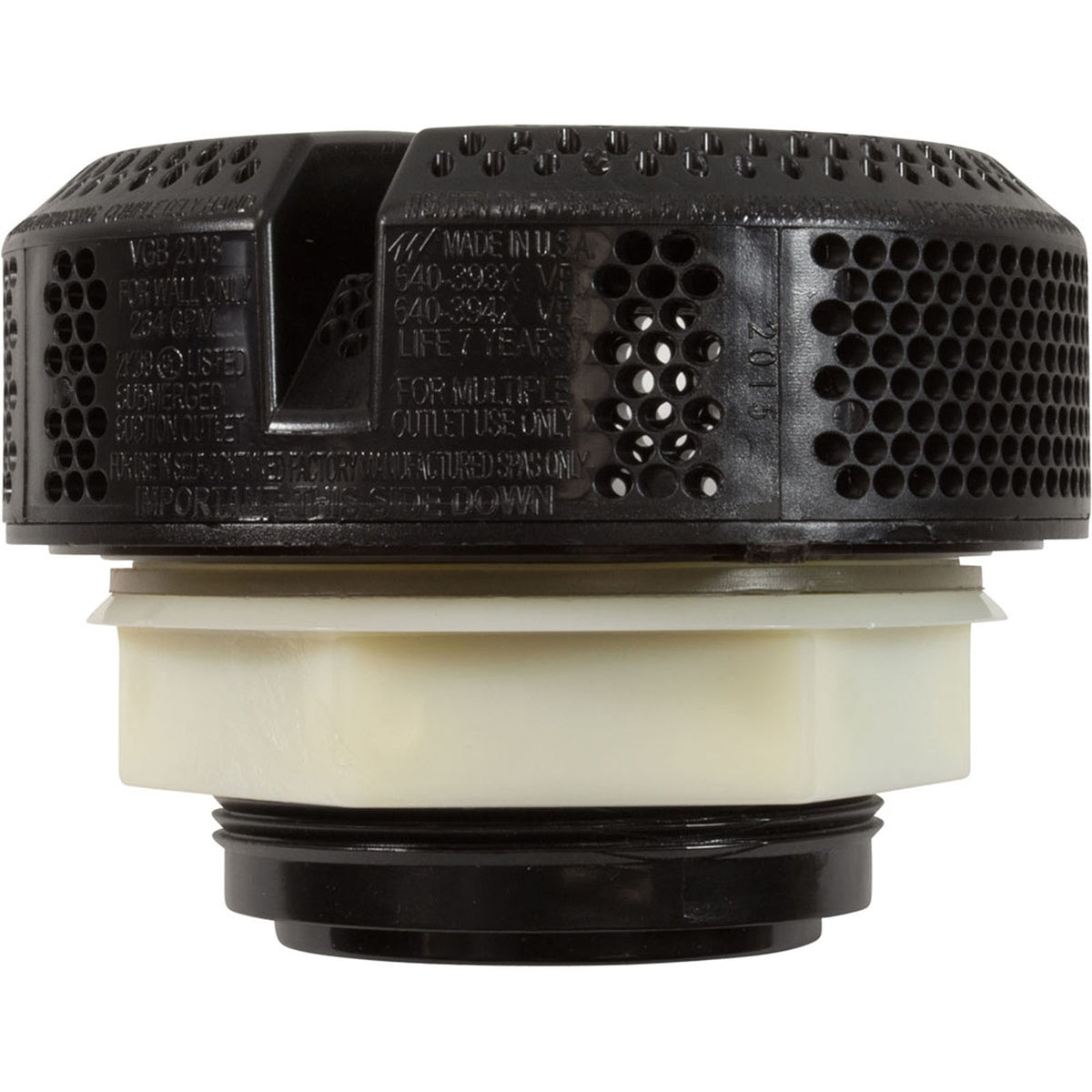 Suction Assembly, WW 5" Ultra Flo, 2"s, 264 GPM, Black
