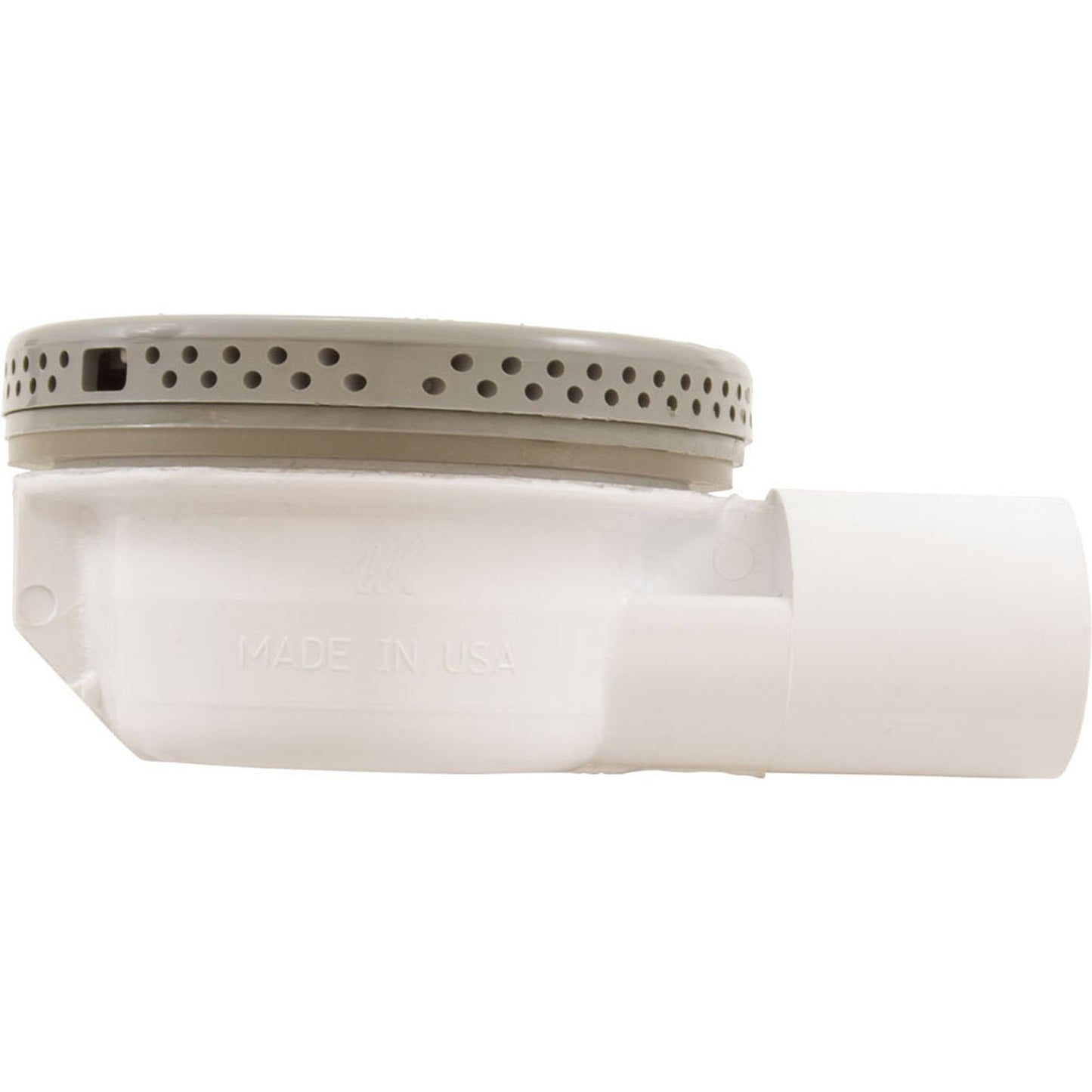 Drain Floor, 3/4"S, Plastic Gray