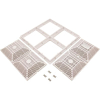Pool Frame & Grate 18" X 18" ( 2011 ) - White