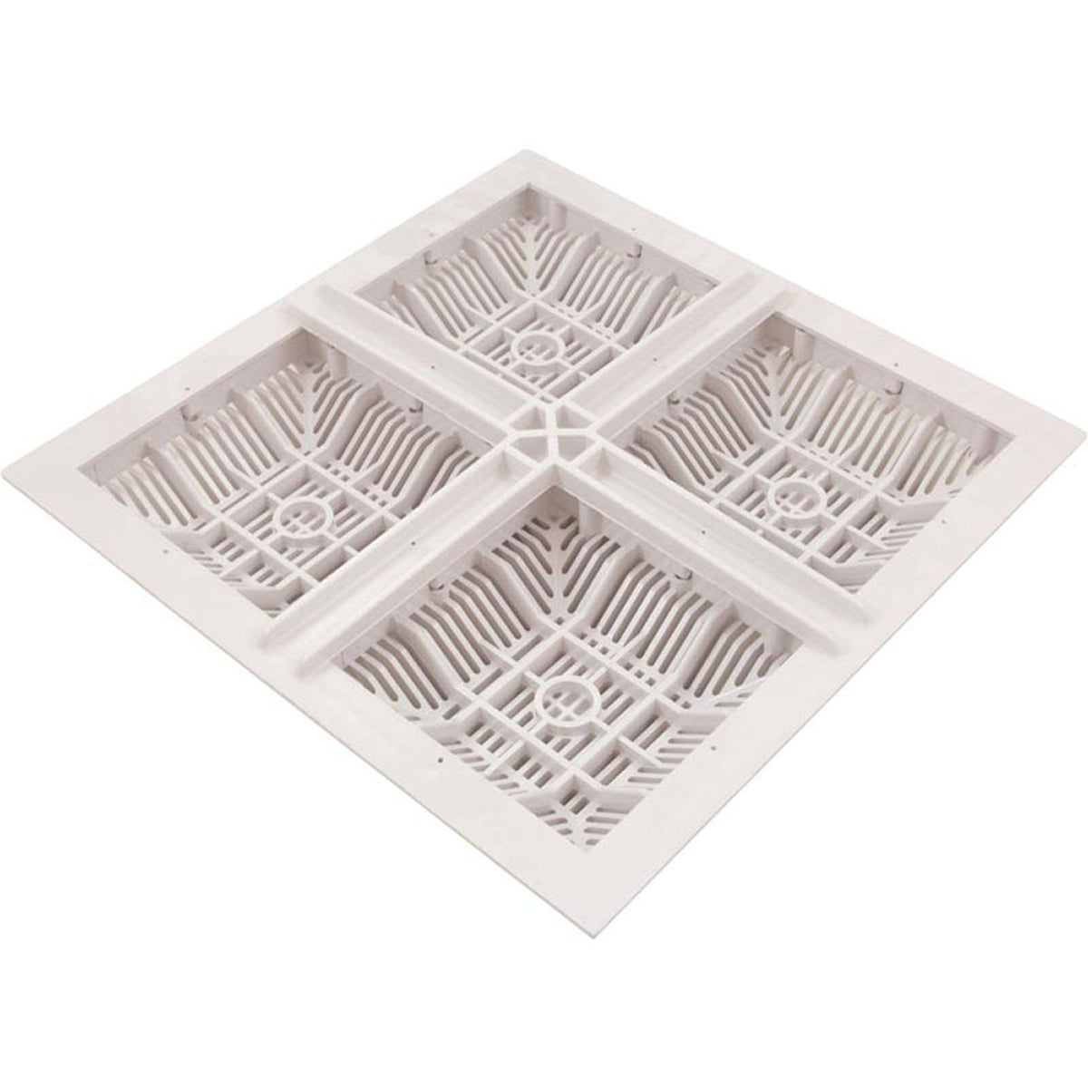 Pool Frame & Grate 18" X 18" ( 2011 ) - White
