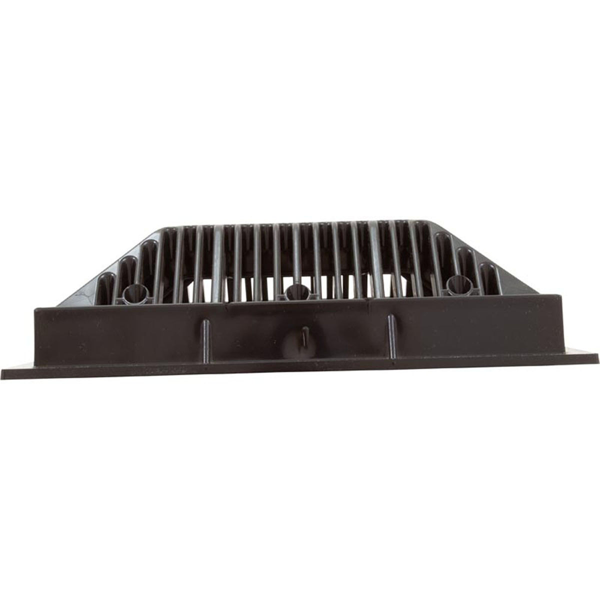 Main Drain Grate, Waterway, 9"x 9", with Frame (2011), Black