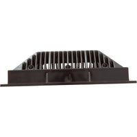 Main Drain Grate, Waterway, 9"x 9", with Frame (2011), Black