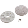 6" Ultra Suction, 1.5"Thrd, White